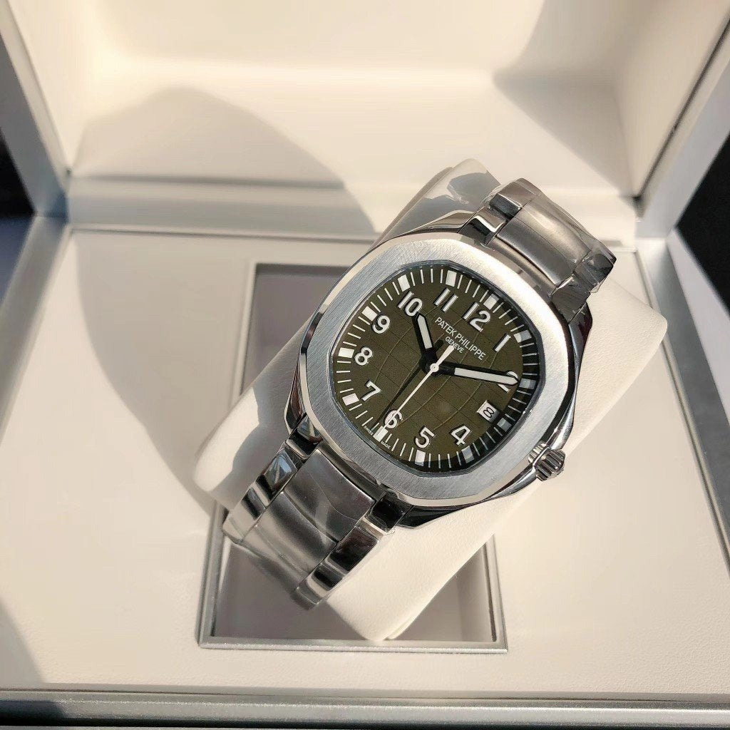 AQUANAUT STAINLESS STEEL KHAKI DIAL