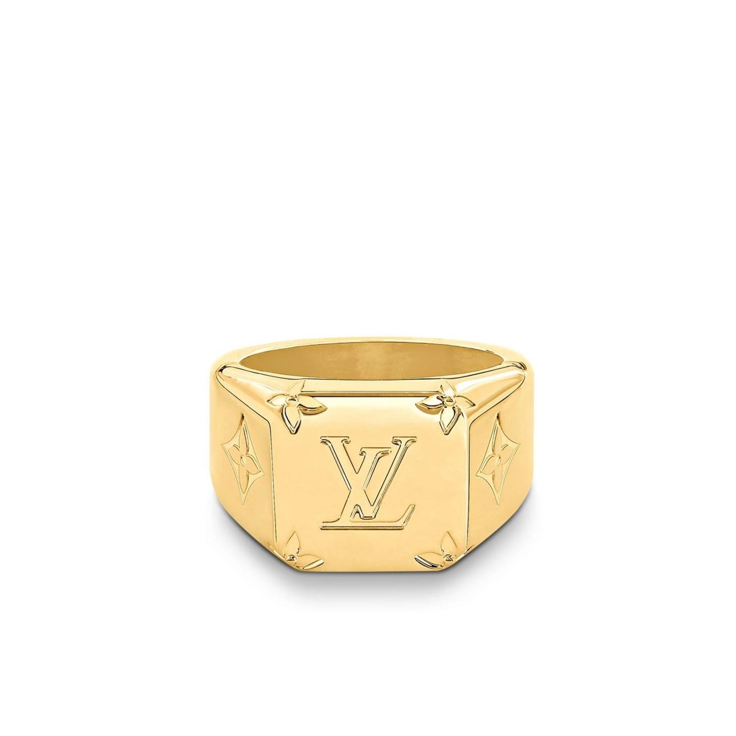 LV SIGNET LOGO RING