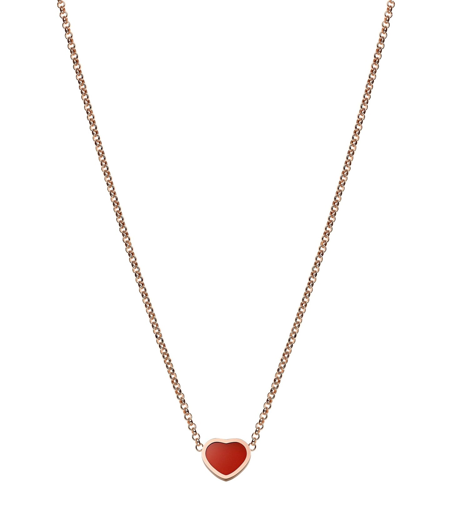 HEART PEDANT CARNELIAN NECKLACE