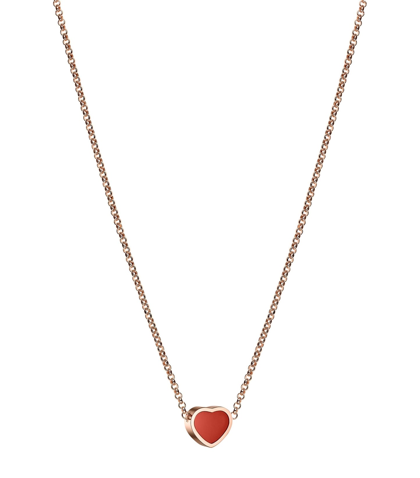 HEART PEDANT CARNELIAN NECKLACE