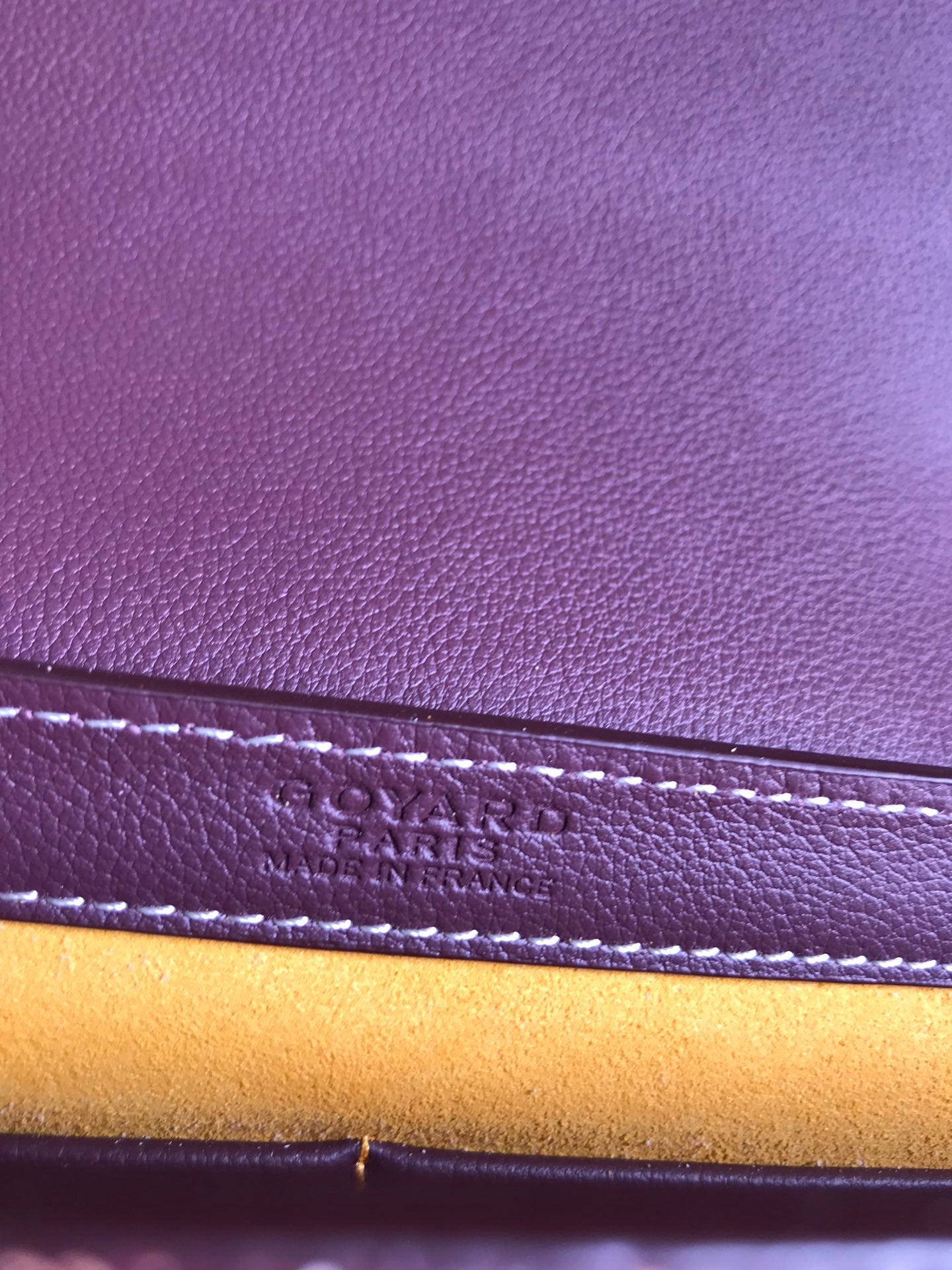 233 BAG 25 IN WINE RED CALFSKIN AND GOYARDINE CANVAS