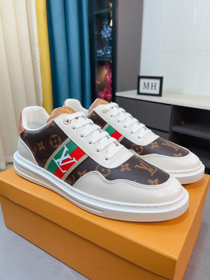 LV RIVOLI WHITE BROWN MONOGRAM