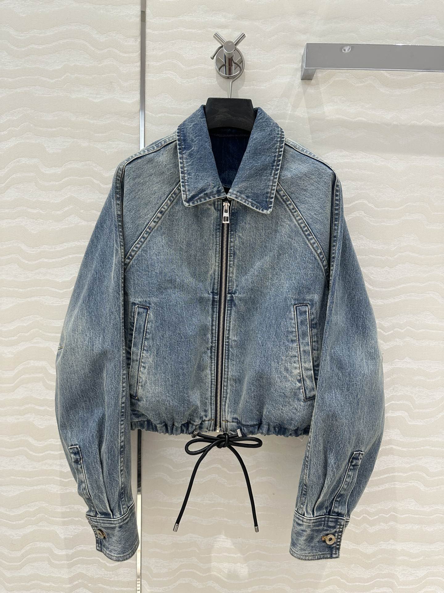 Loewe Jacket Blue Denim Fabric