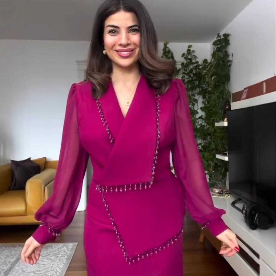 Élise Tassel Skirt Set