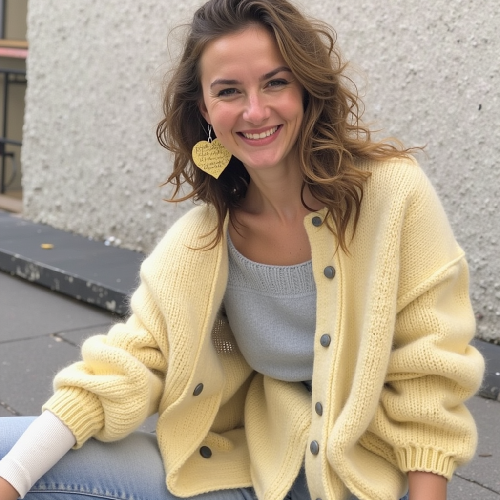 ModenGlanz- Cozy Knit Cardigan
