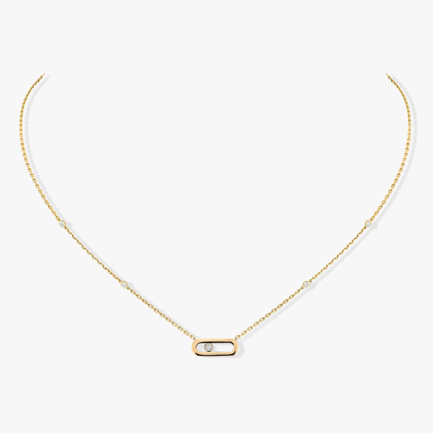 MOVE UNO DIAMOND NECKLACE