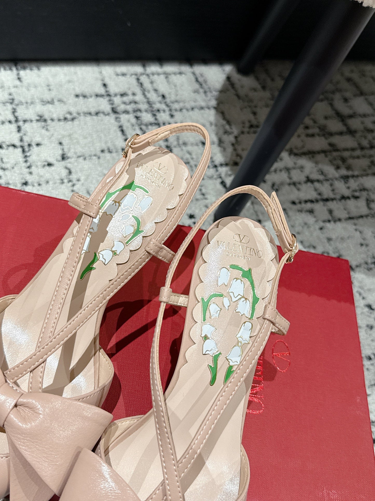 VT 25 Bowow Slingback Pink Sheepskin 327737