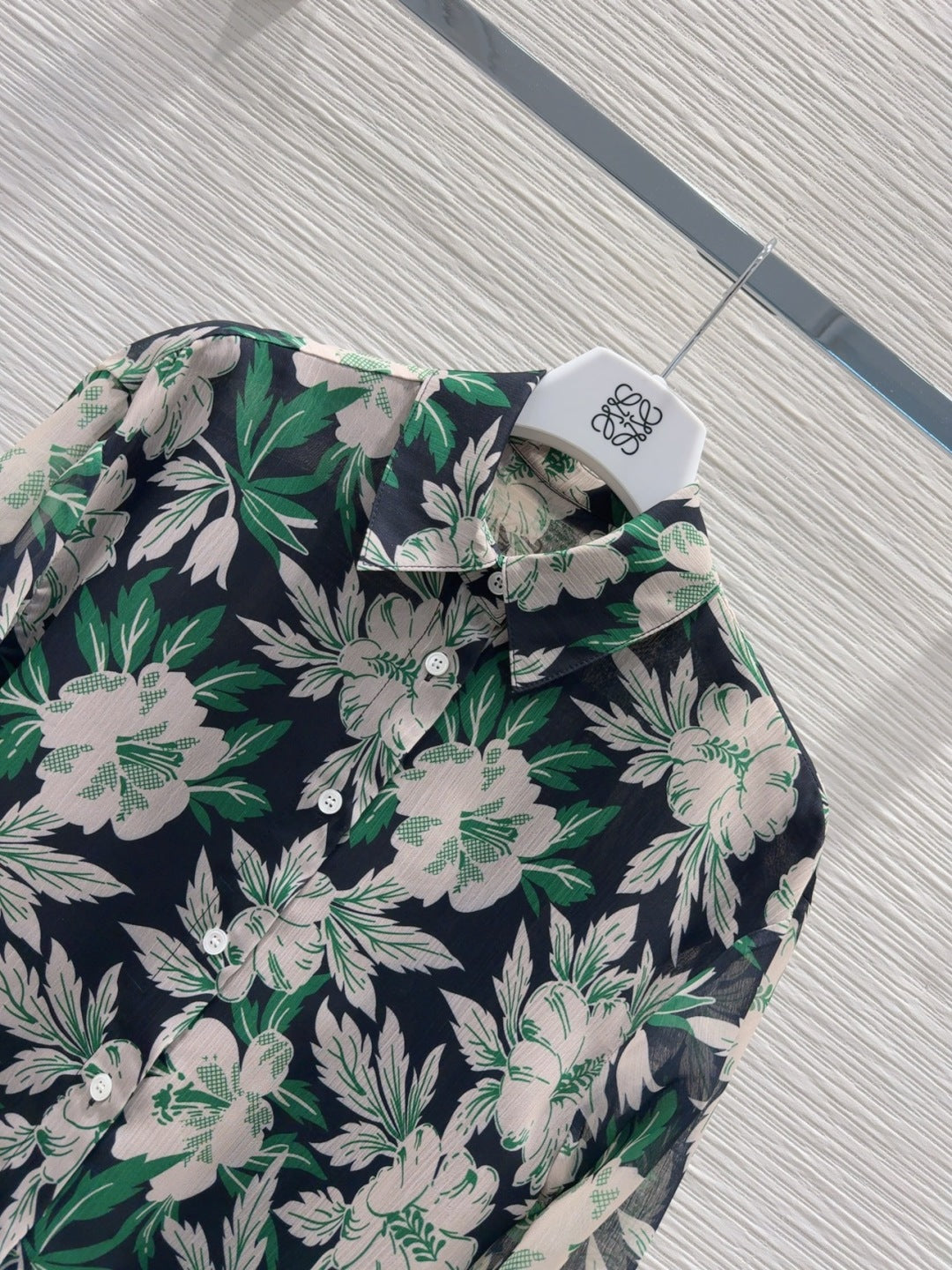 Loewe 2025 Floral Shirt Polyester Fiber