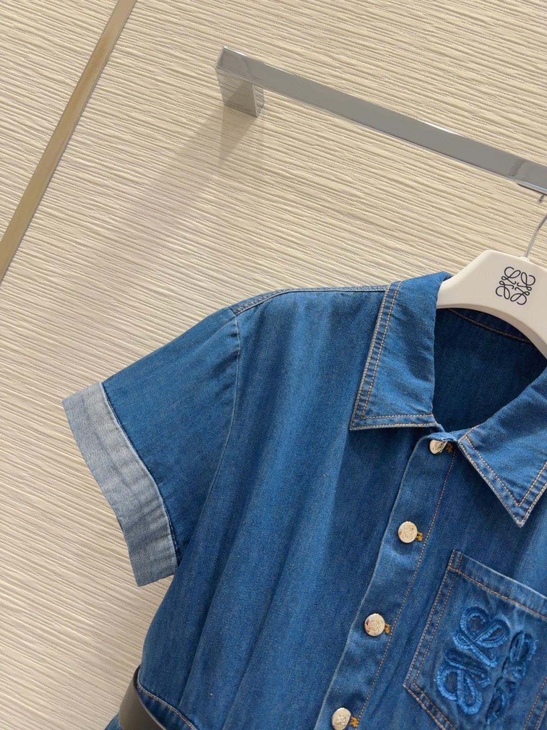 Loewe 2025 Dress Blue Denim Cotton