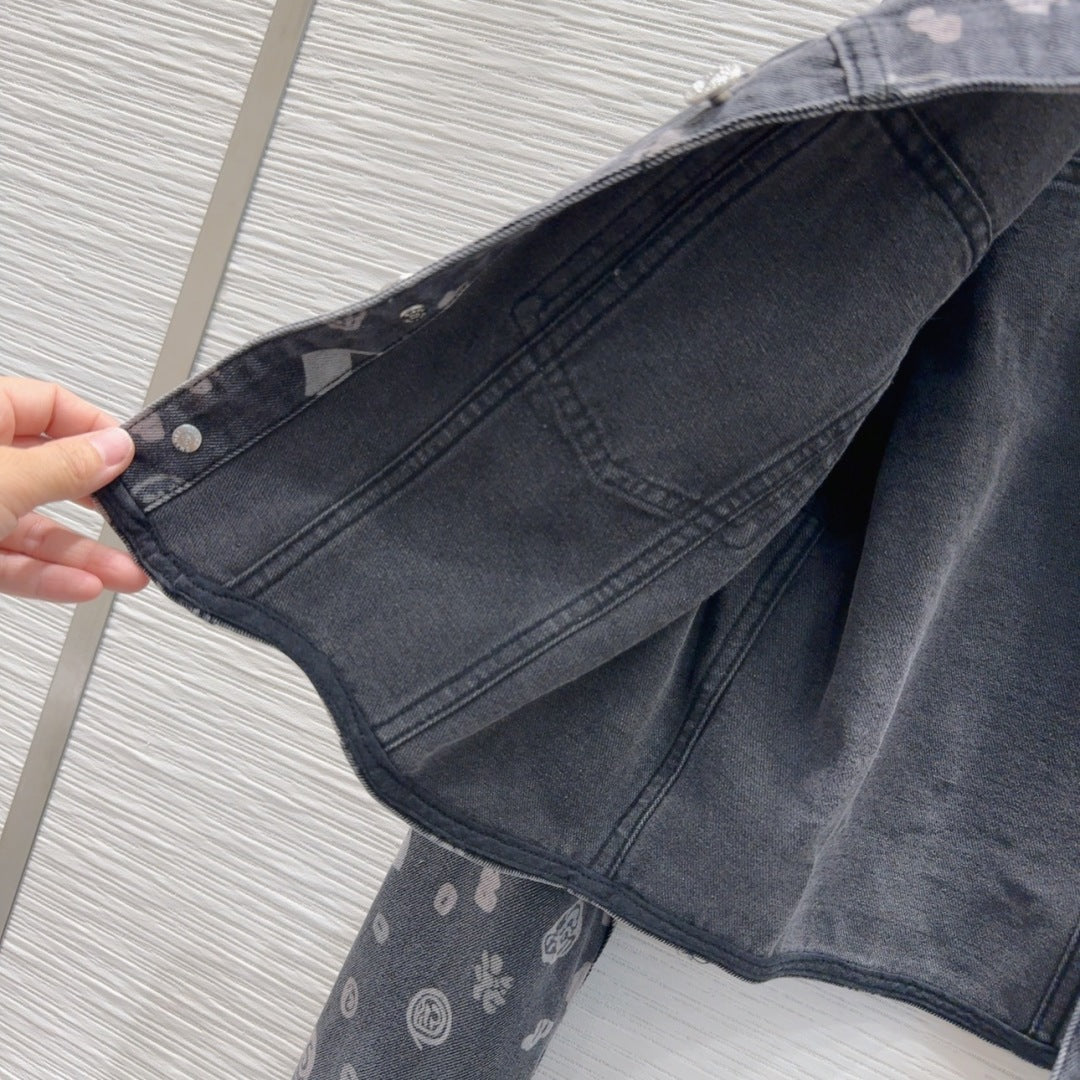 CC 25 Short Jacket Black Cotton