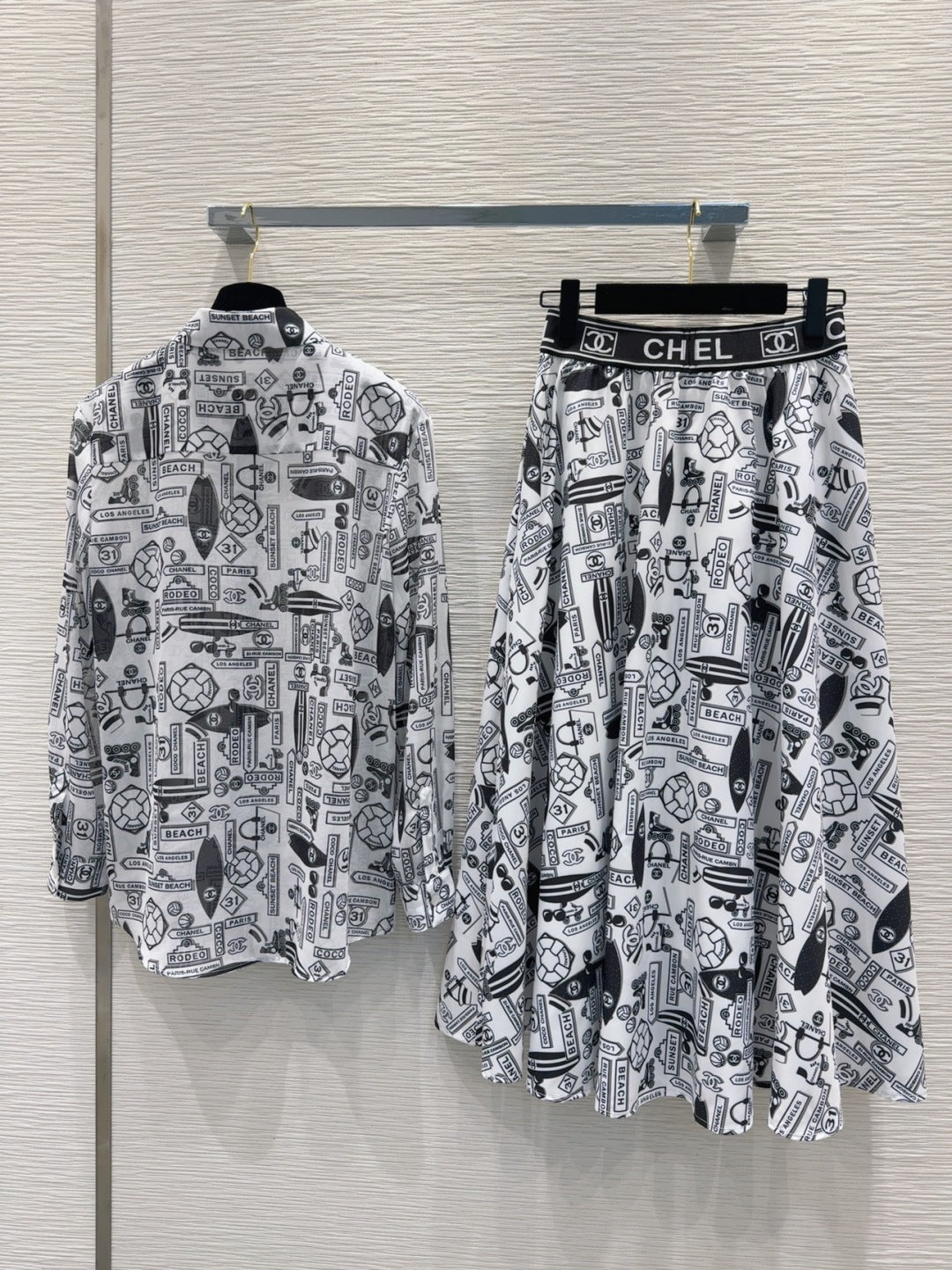 CC 25 Shirt and Long Skirt Polyester Fiber