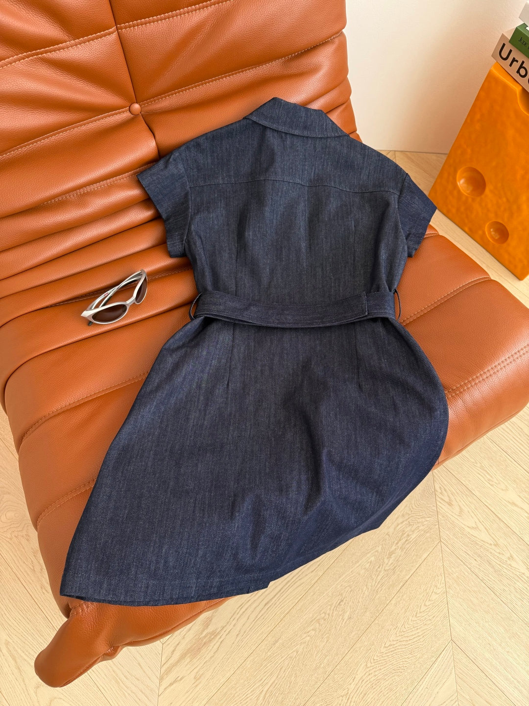 CC 25 Double C Denim Dress Blue Cotton