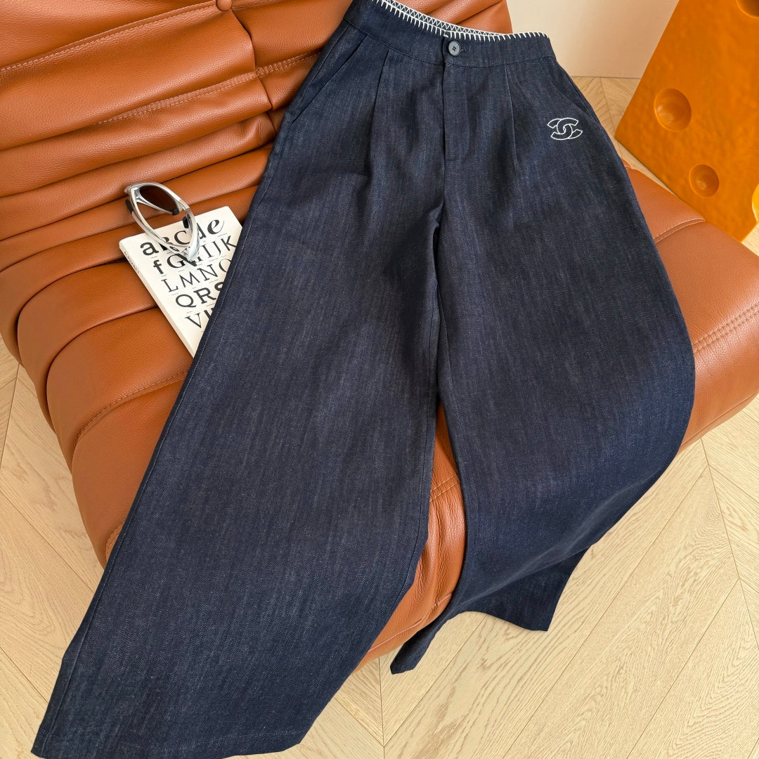 CC 25 Jean Black Thin Denim