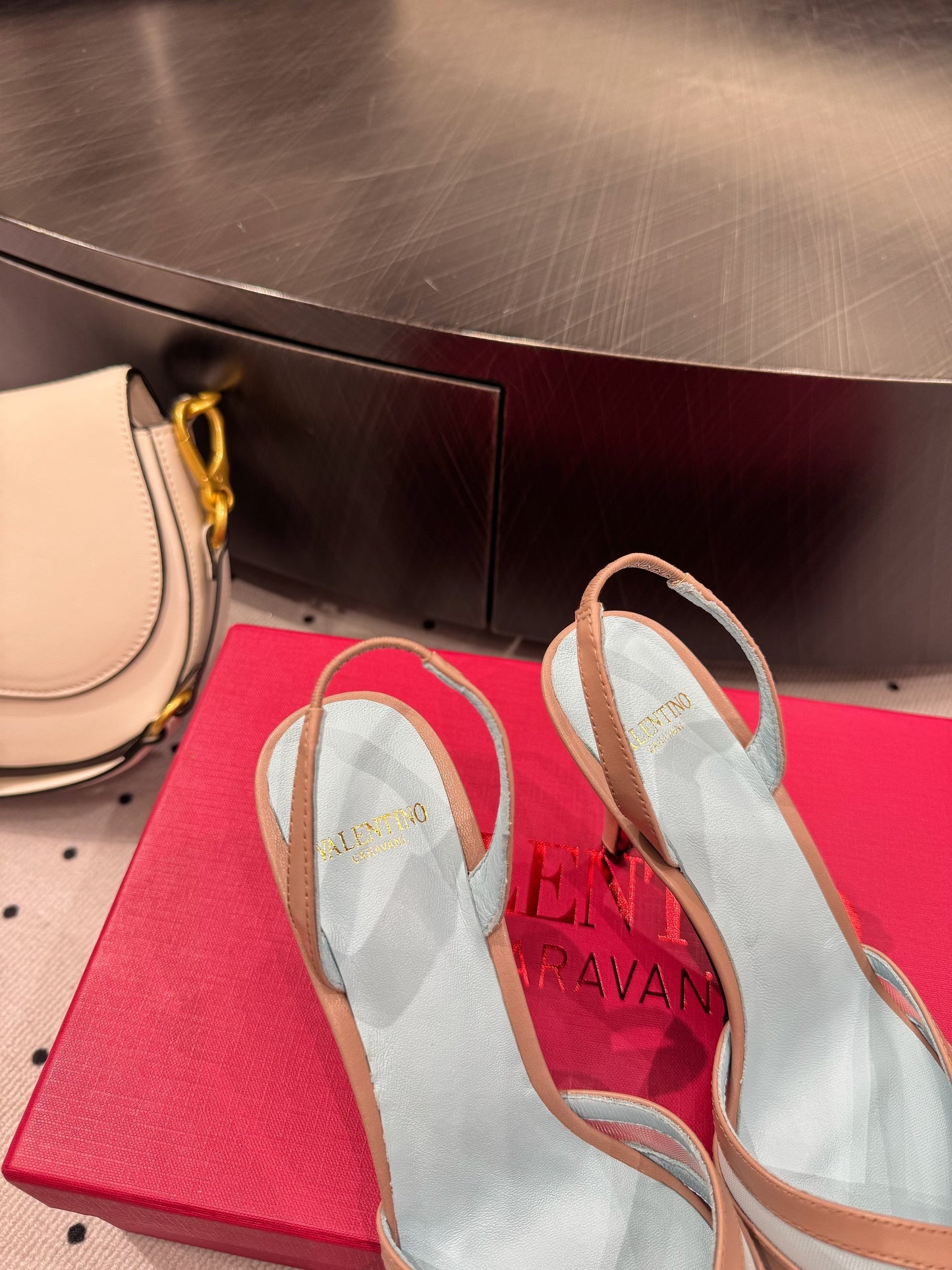 VT 25 Mesh Slingback Pink Sheepskin 327590