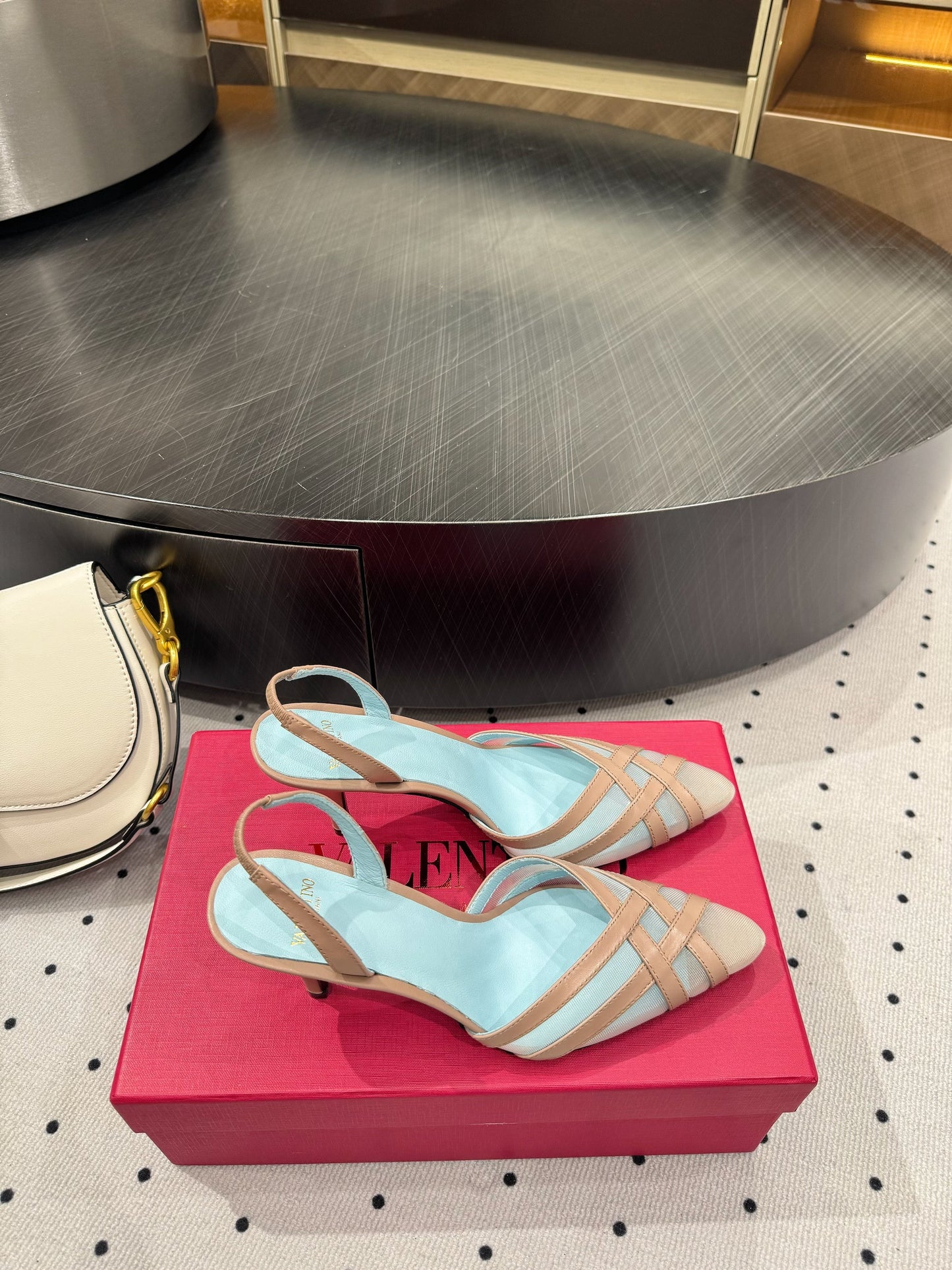 VT 25 Mesh Slingback Pink Sheepskin 327590
