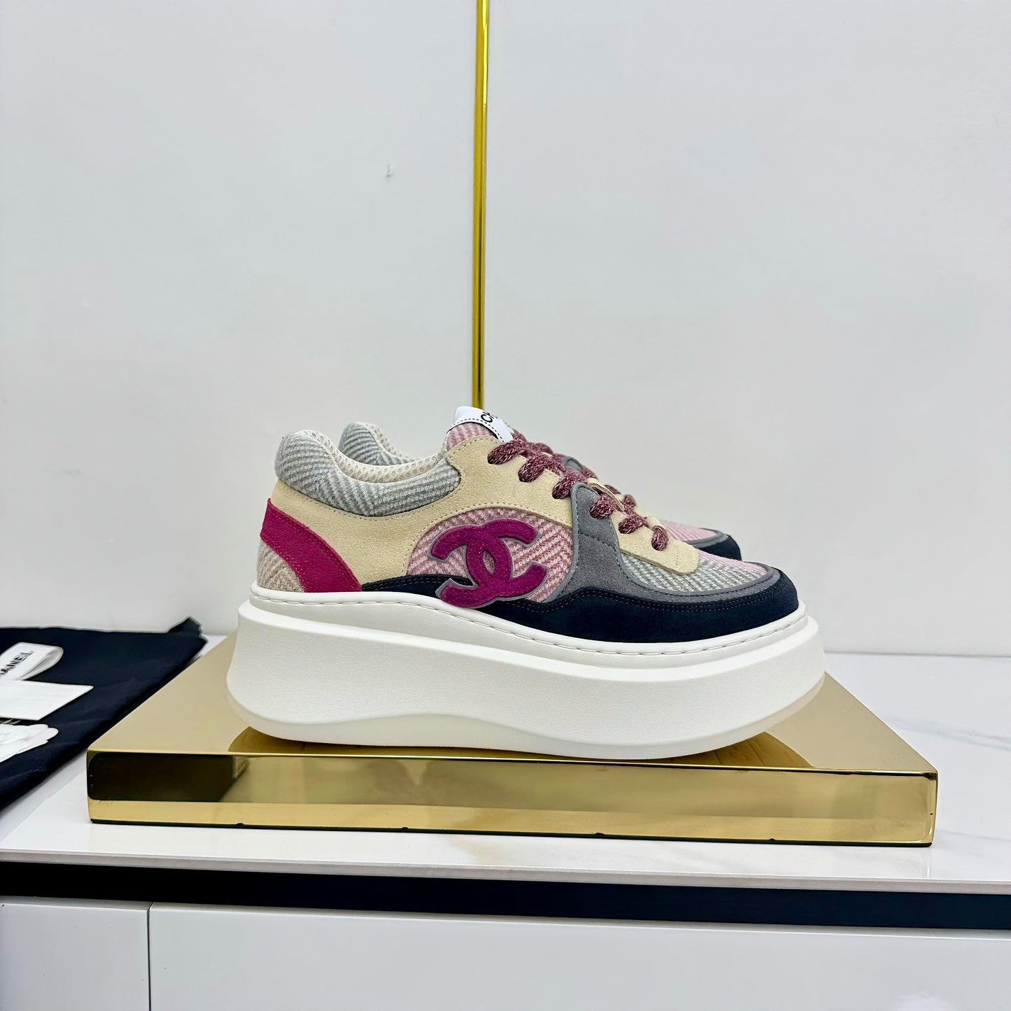 CC 25 Platform Sneaker Mutilcolor Cowhide 312958