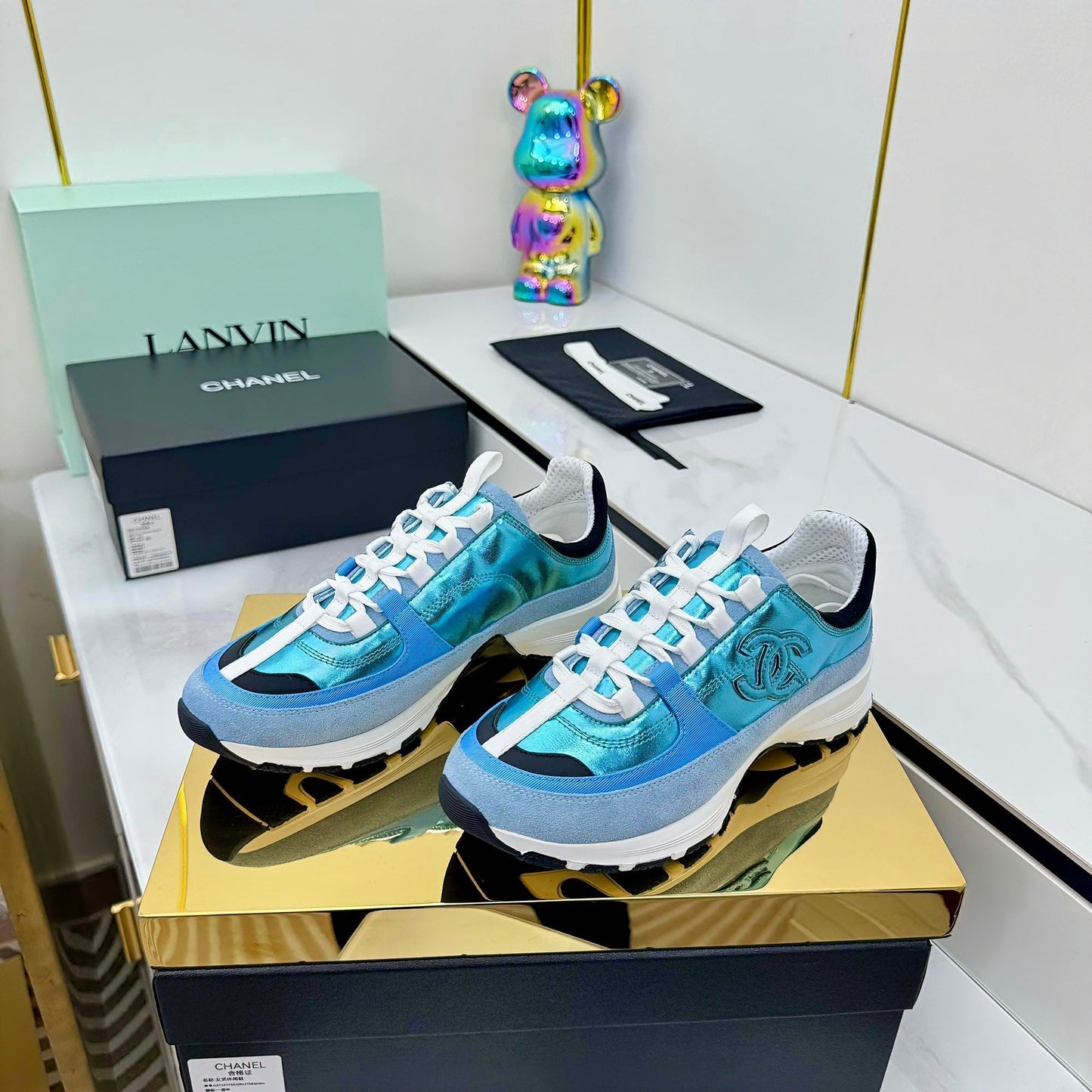 CC 25 Sneaker Blue Cowhide 331261