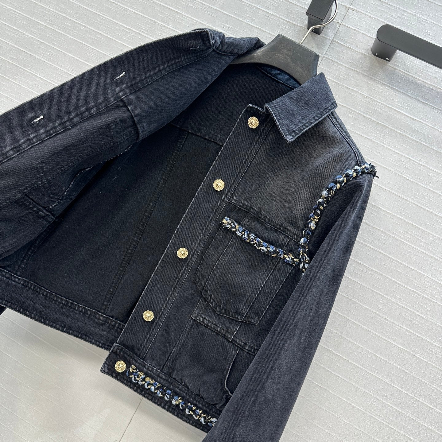 CC 25 Denim Jacket Black Cotton