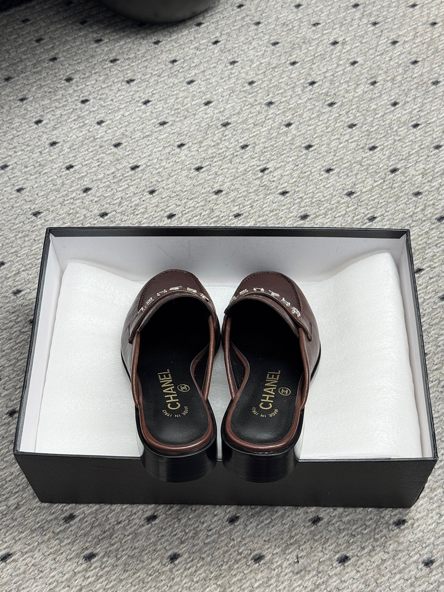 CC 25 Mules Dark Brown Cowhide 329805