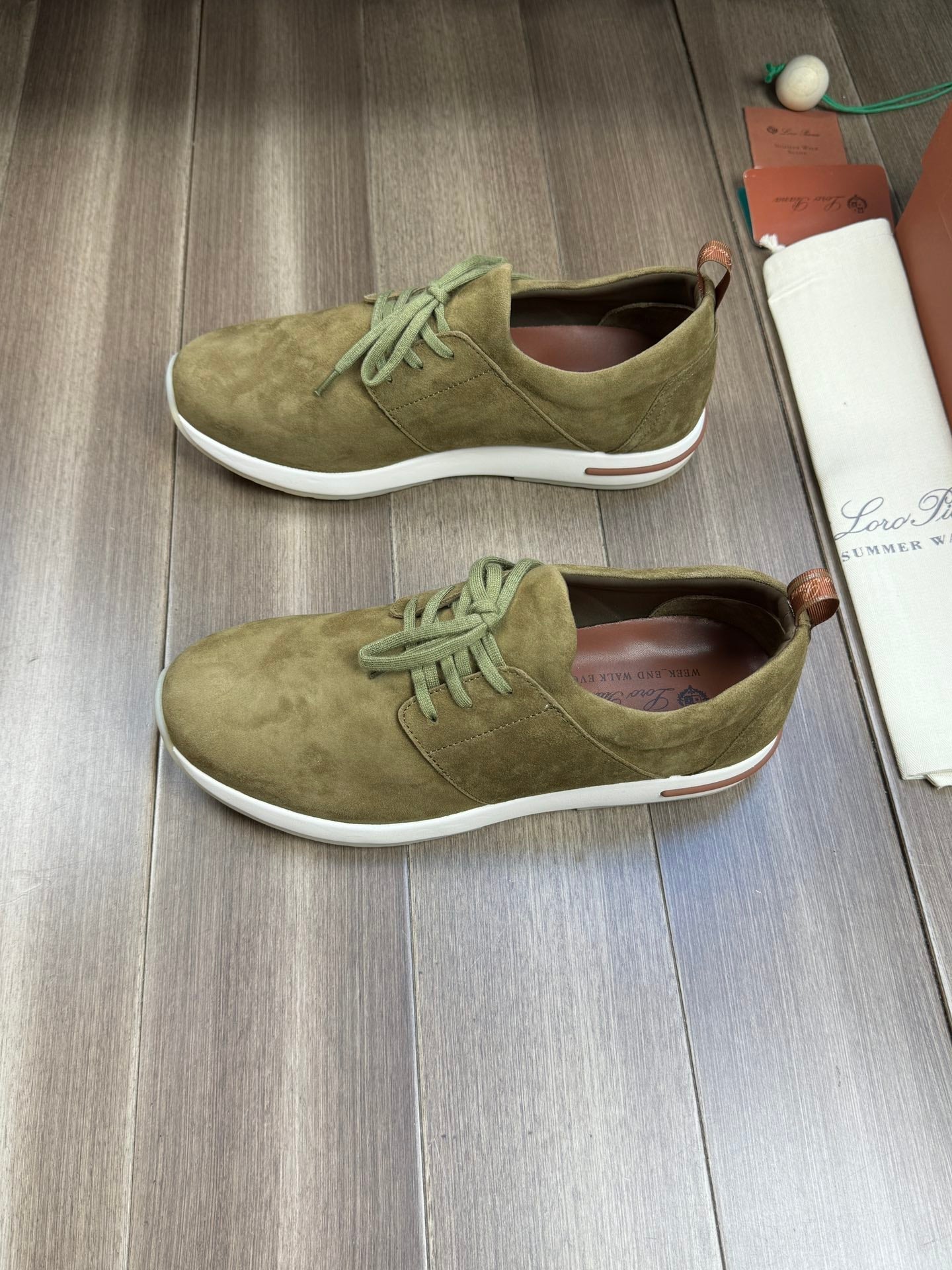 LP BERGEN SNEAKER OLIVE SUEDE