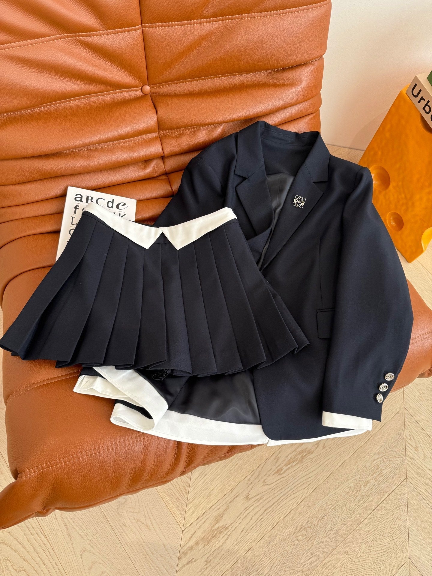 Loewe 25 Suit Black Cotton