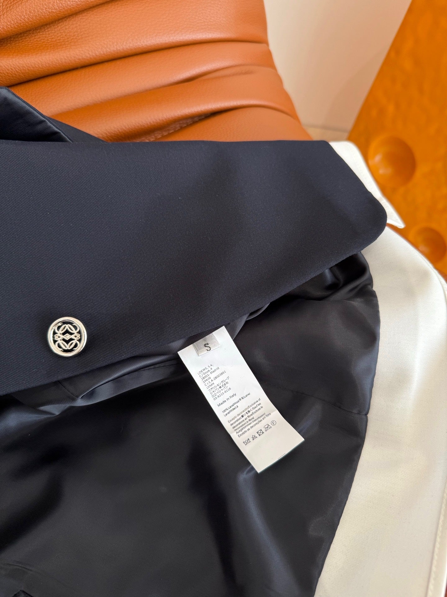 Loewe 25 Suit Black Cotton