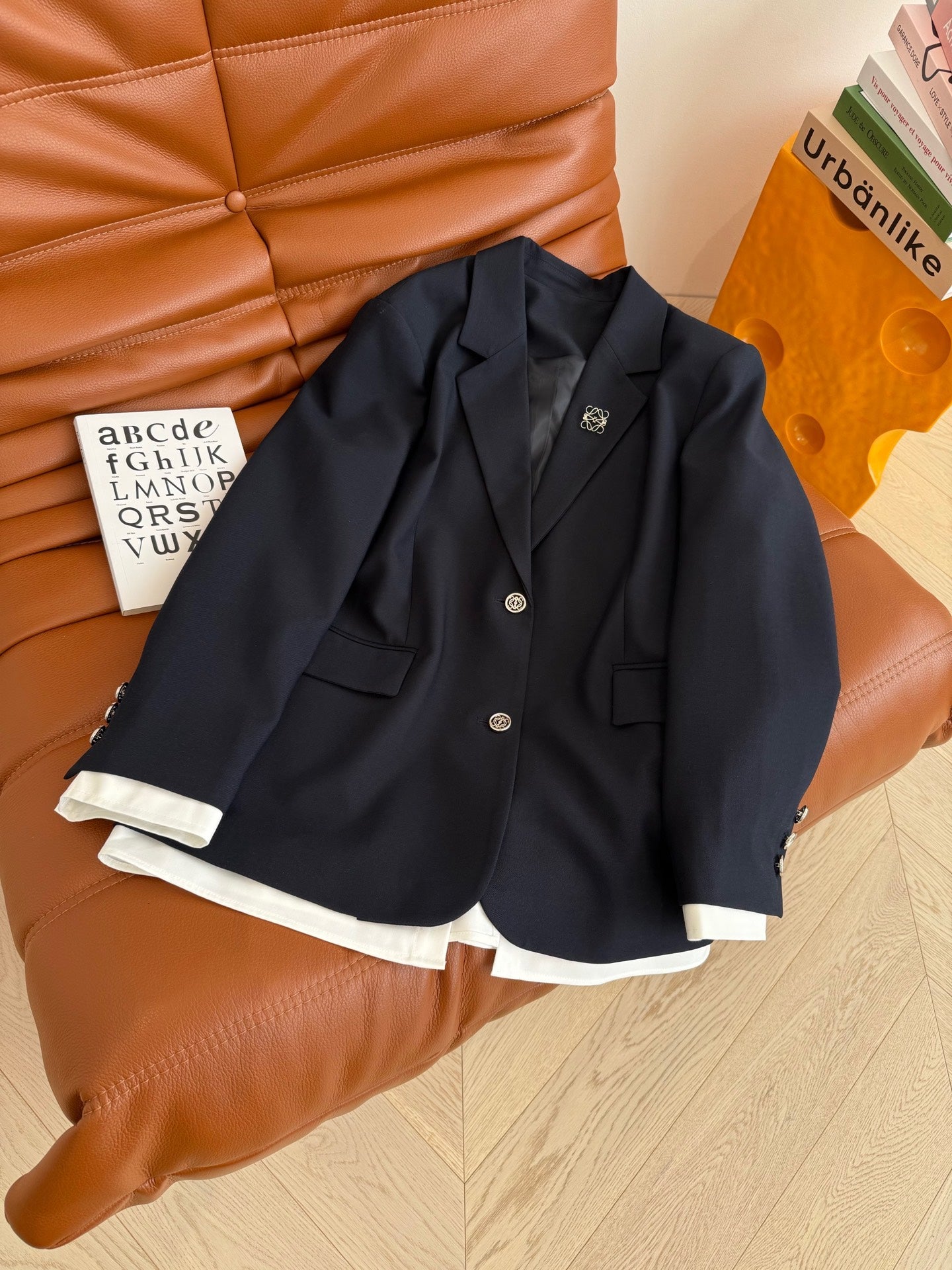 Loewe 25 Suit Black Cotton