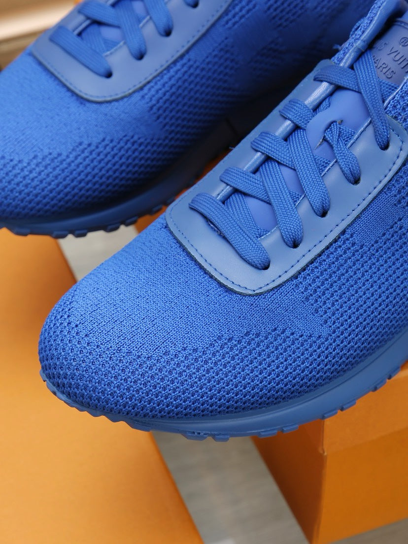 LV CLASSIC SNEAKER COBALT BLUE DAMIER