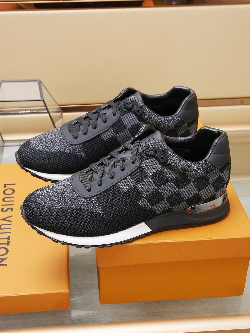 LV CLASSIC SNEAKER IN BLACK MIX GREY DAMIER