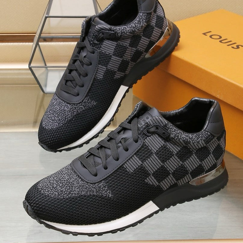 LV CLASSIC SNEAKER IN BLACK MIX GREY DAMIER