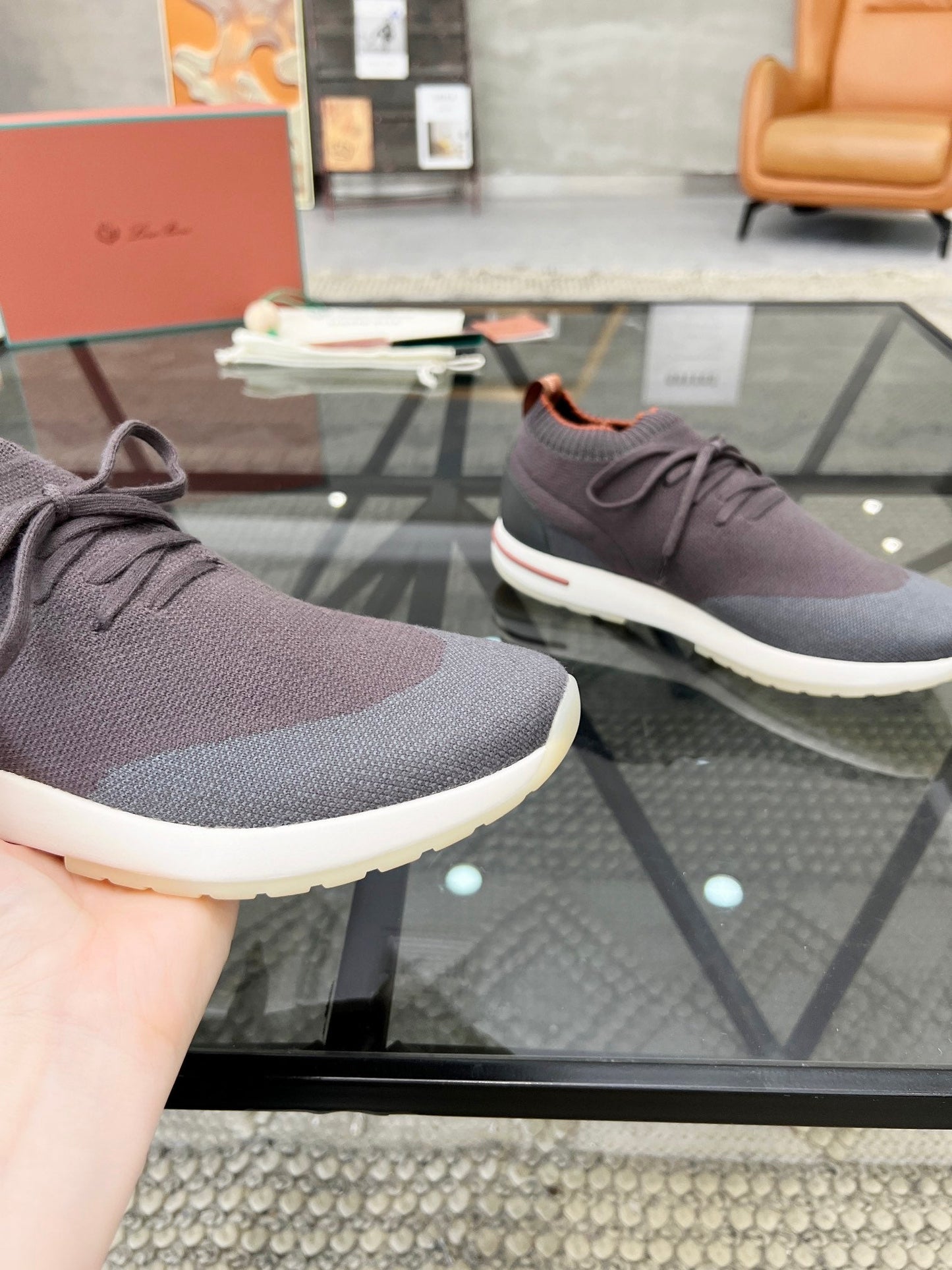 LP 360 LP FLEXY WALK SNEAKER GRAY AND ASH WOOL