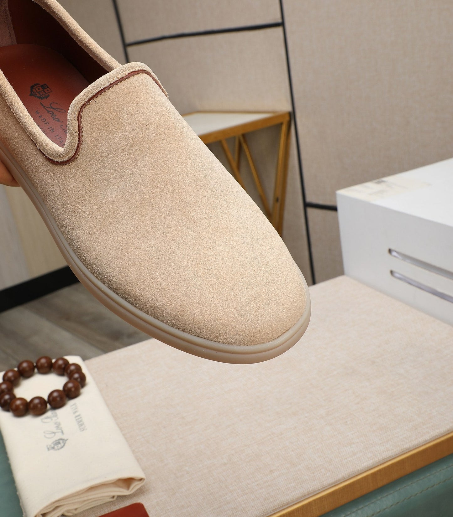 LP VENICE WALK LOAFERS BEIGE SUEDE