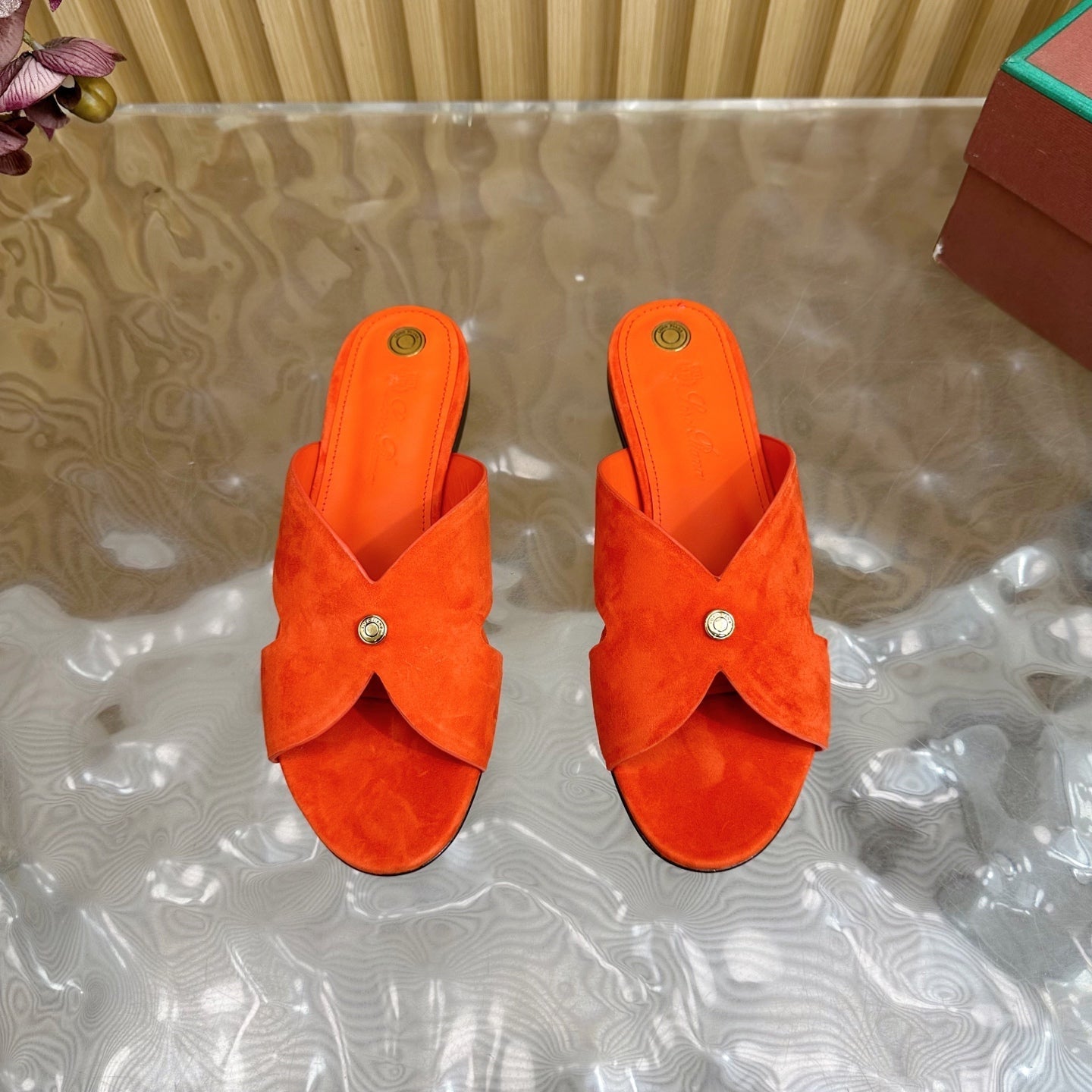 LP Vera Sandal Orange Sheepskin 307964