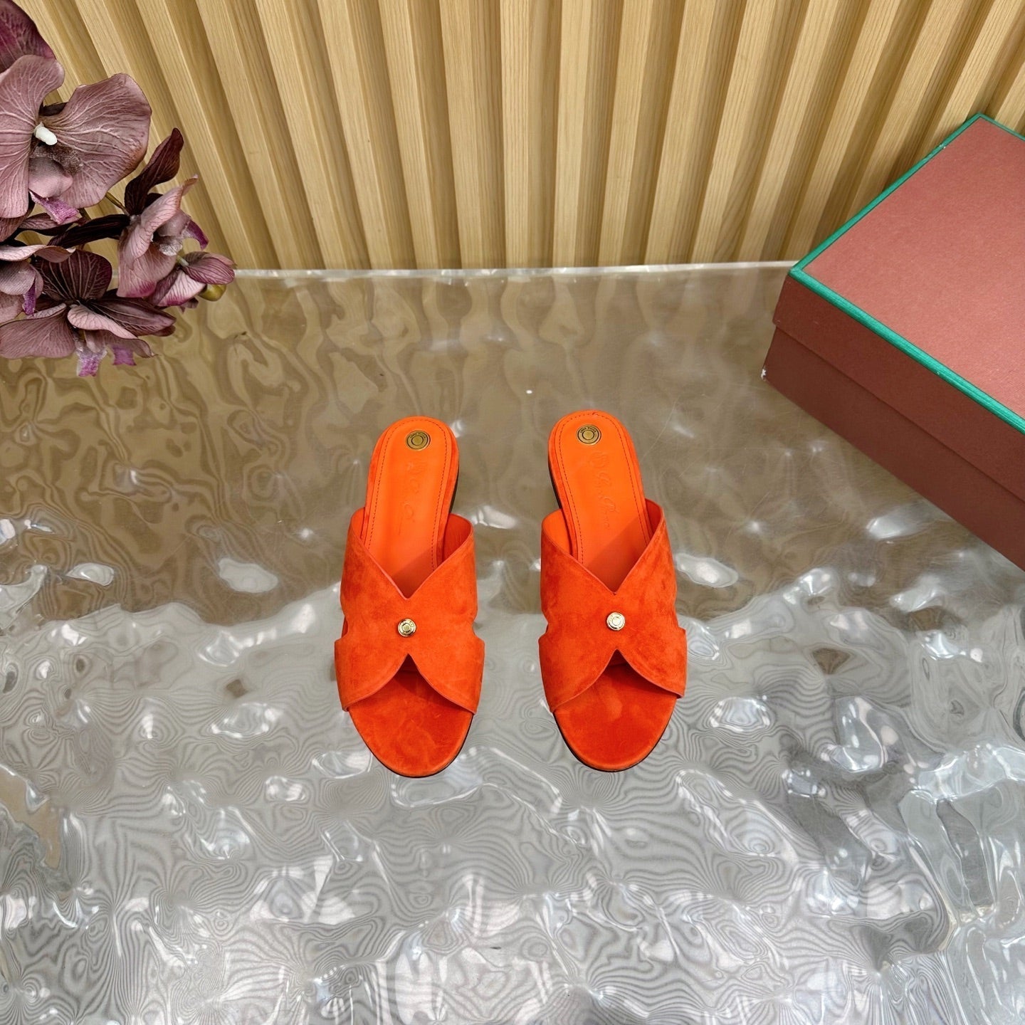 LP Vera Sandal Orange Sheepskin 307964