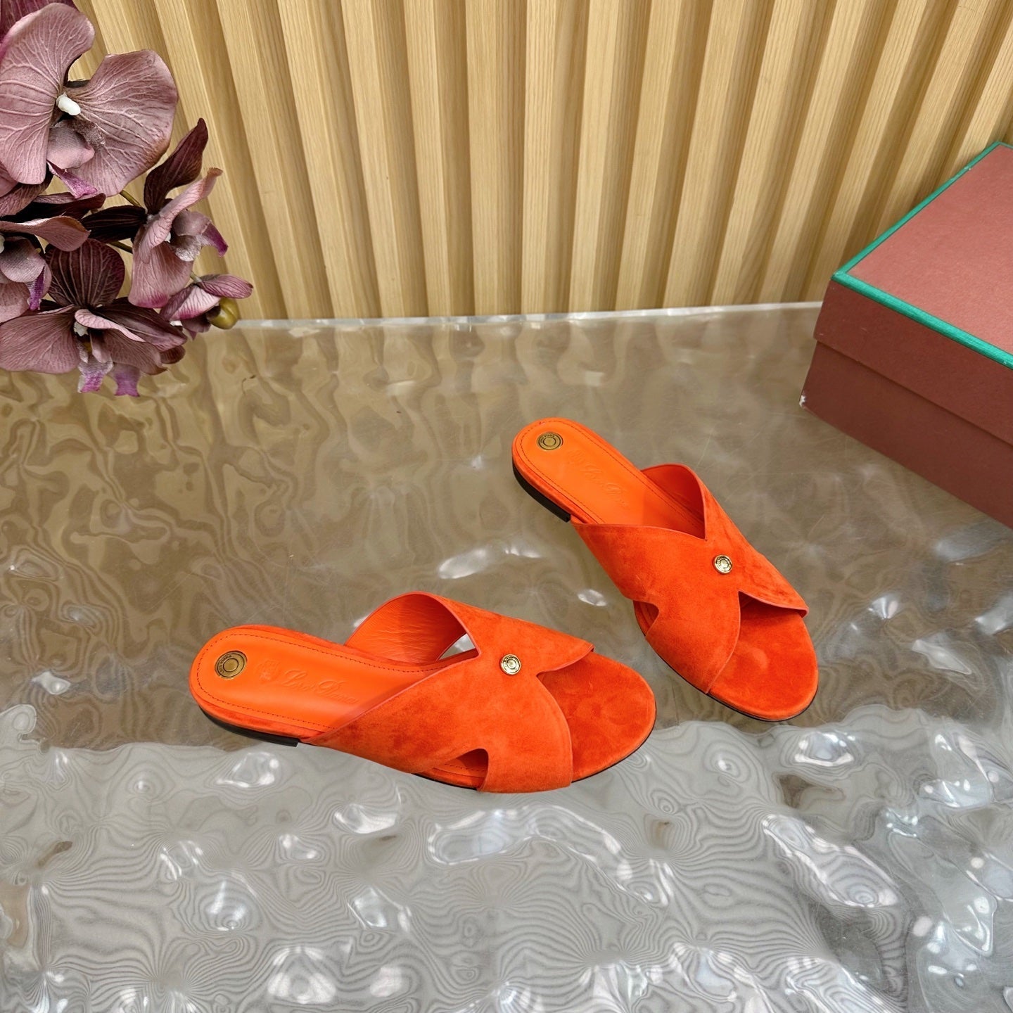 LP Vera Sandal Orange Sheepskin 307964