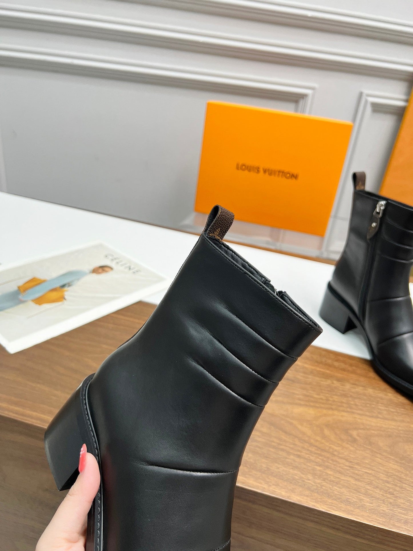 LV Jazz Boots Black Lambskin