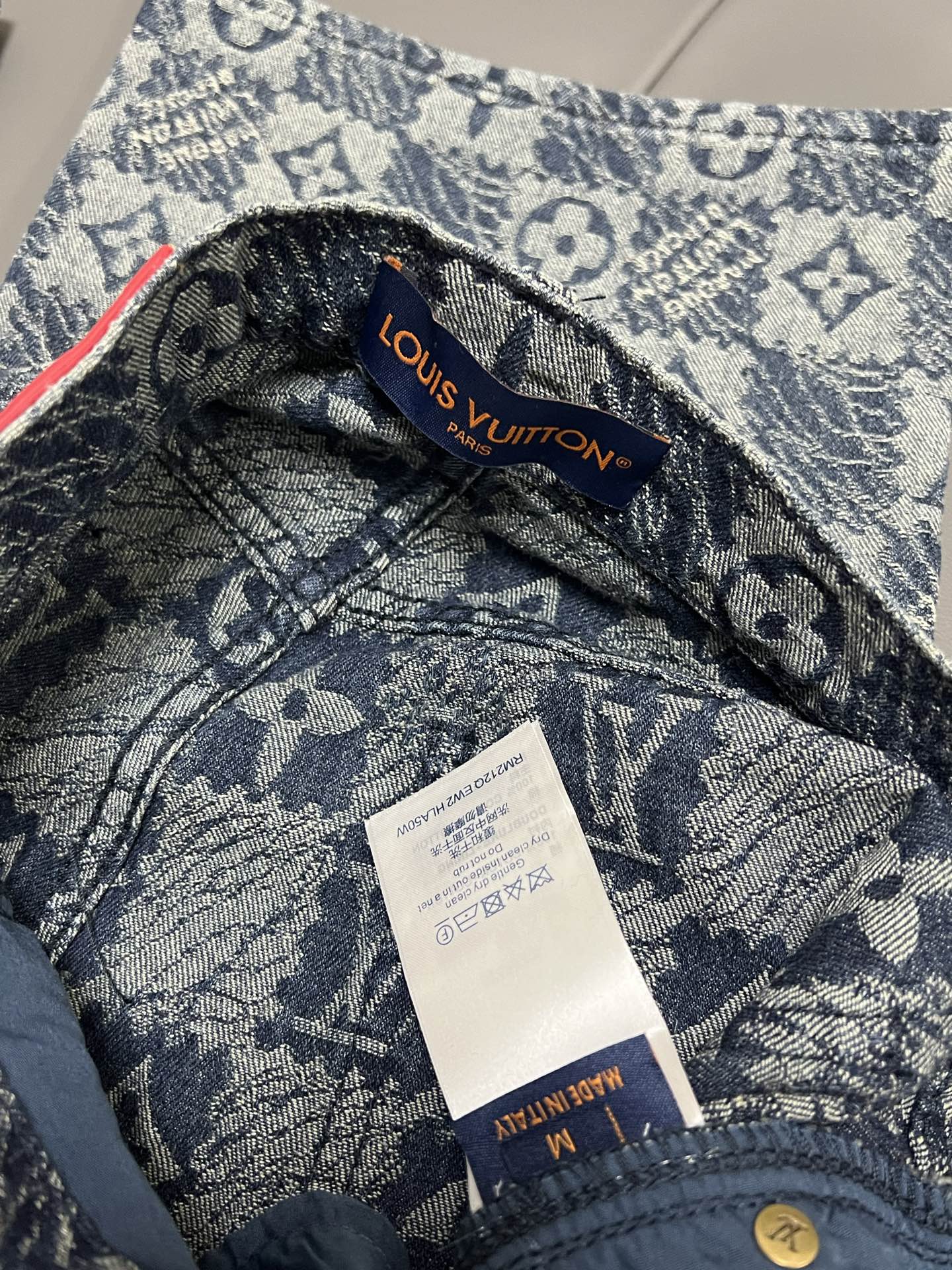 LV 25 Monogram Dark Blue Jean