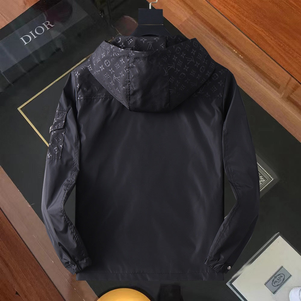 LV BLACK HOODED JACKET 238990