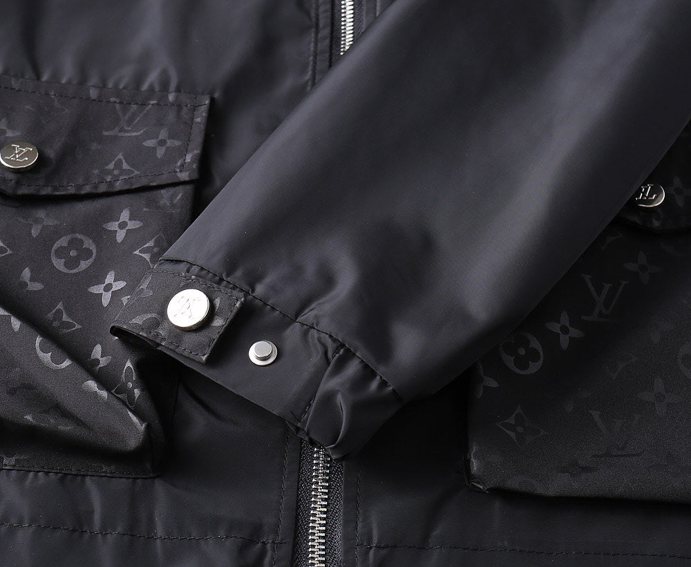 LV BLACK HOODED JACKET 238990