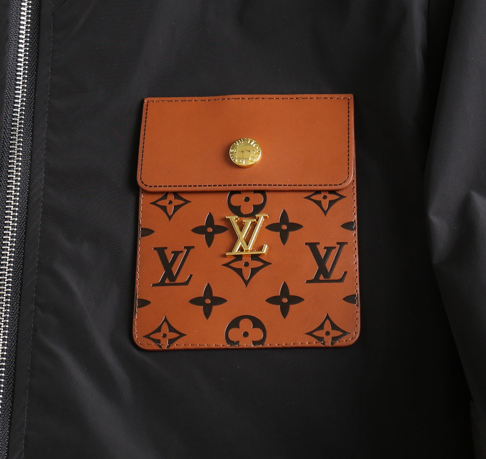 LV BLACK WINDBREAKER 238971