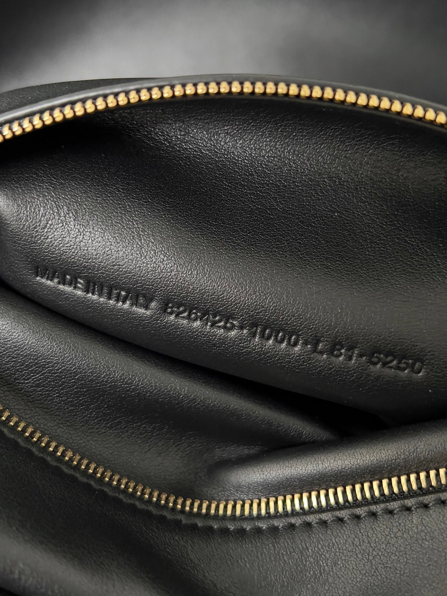 Balenciaga Carrie bowling ball bag black lambskin