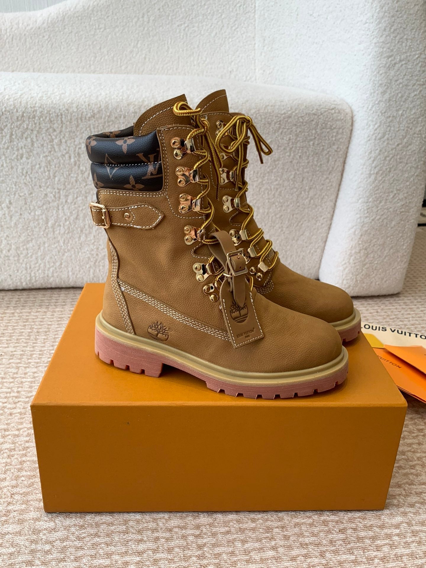 LV x Timberland Ranger Boot Brown Calfskin