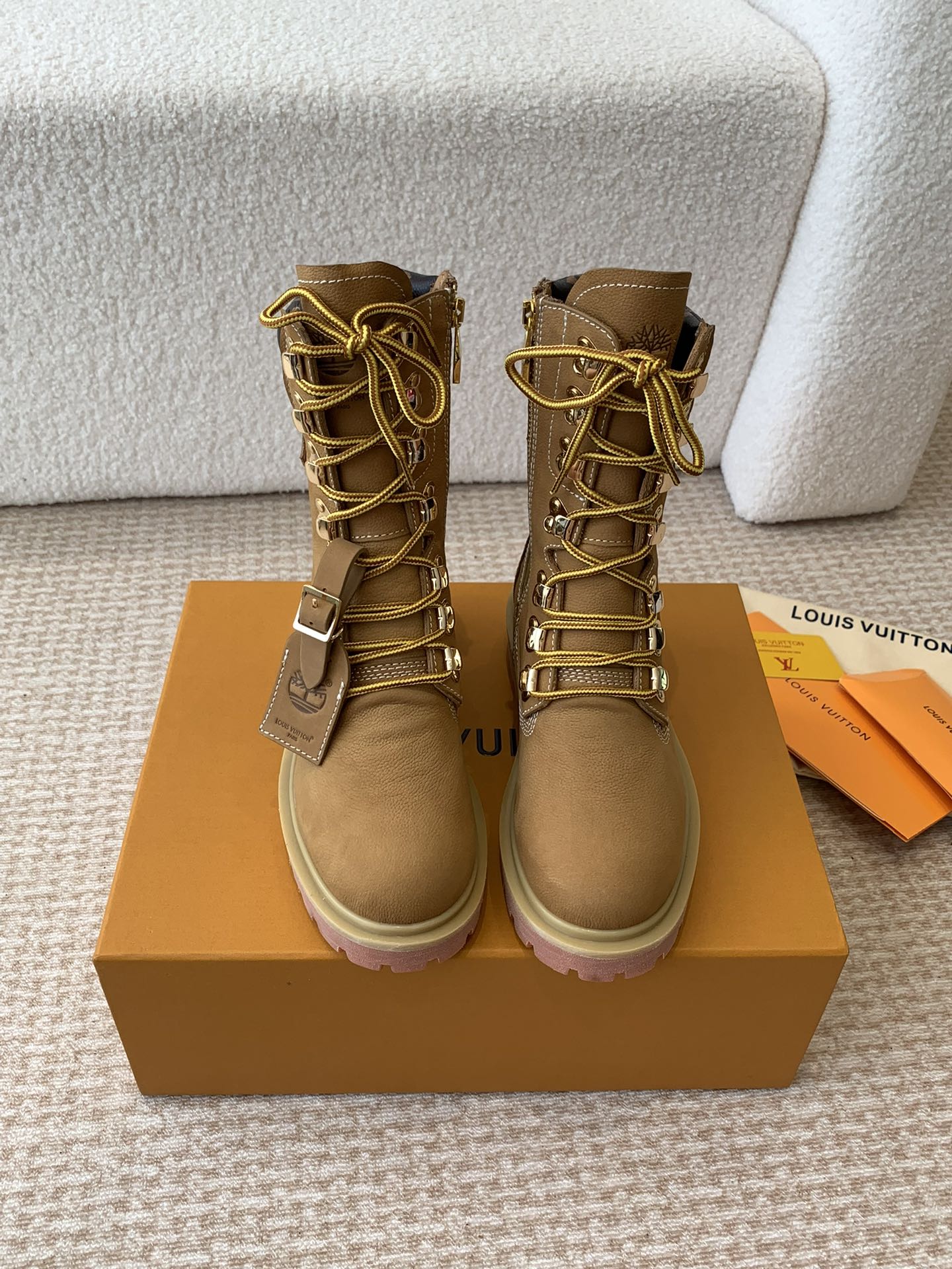 LV x Timberland Ranger Boot Brown Calfskin