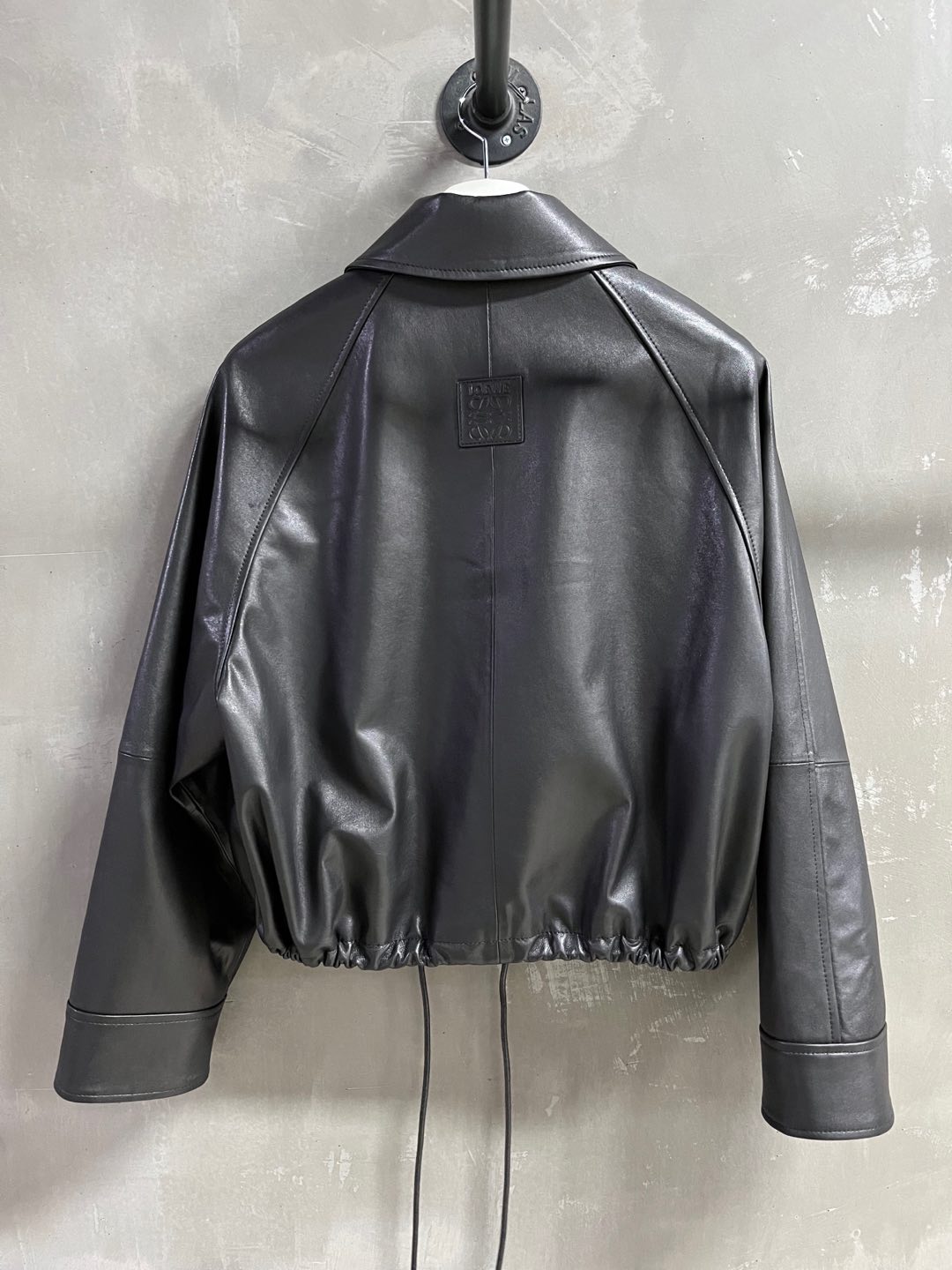 Loewe 2025 Leather Jacket Black Sheepskin