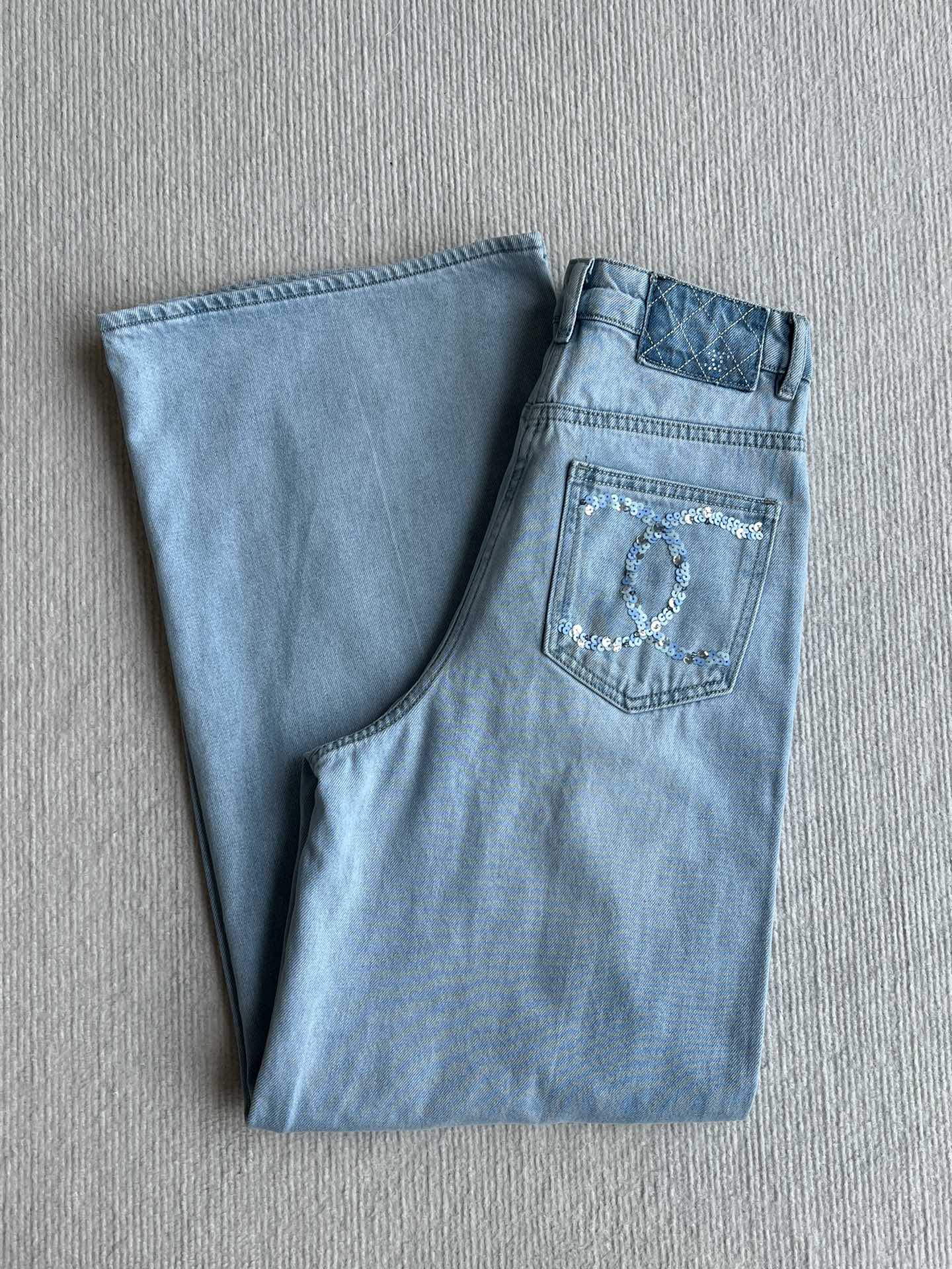 CC 25 Diamond Jeans Blue Denim Cotton