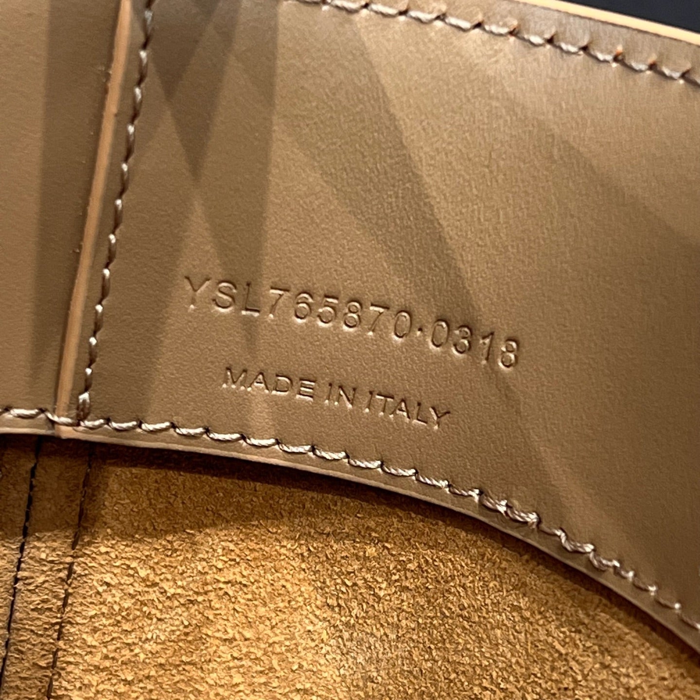 Le 37 Bucket Bag 15cm Beige Gold Cowhide