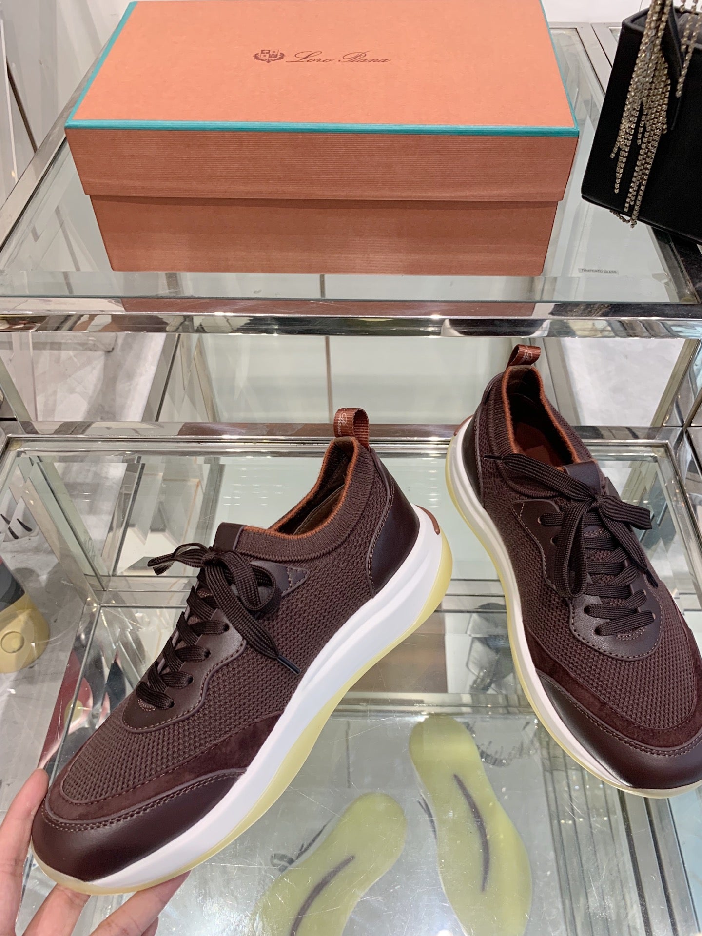 LP Flexy Walk Men's Sneaker Brown Wool 307254