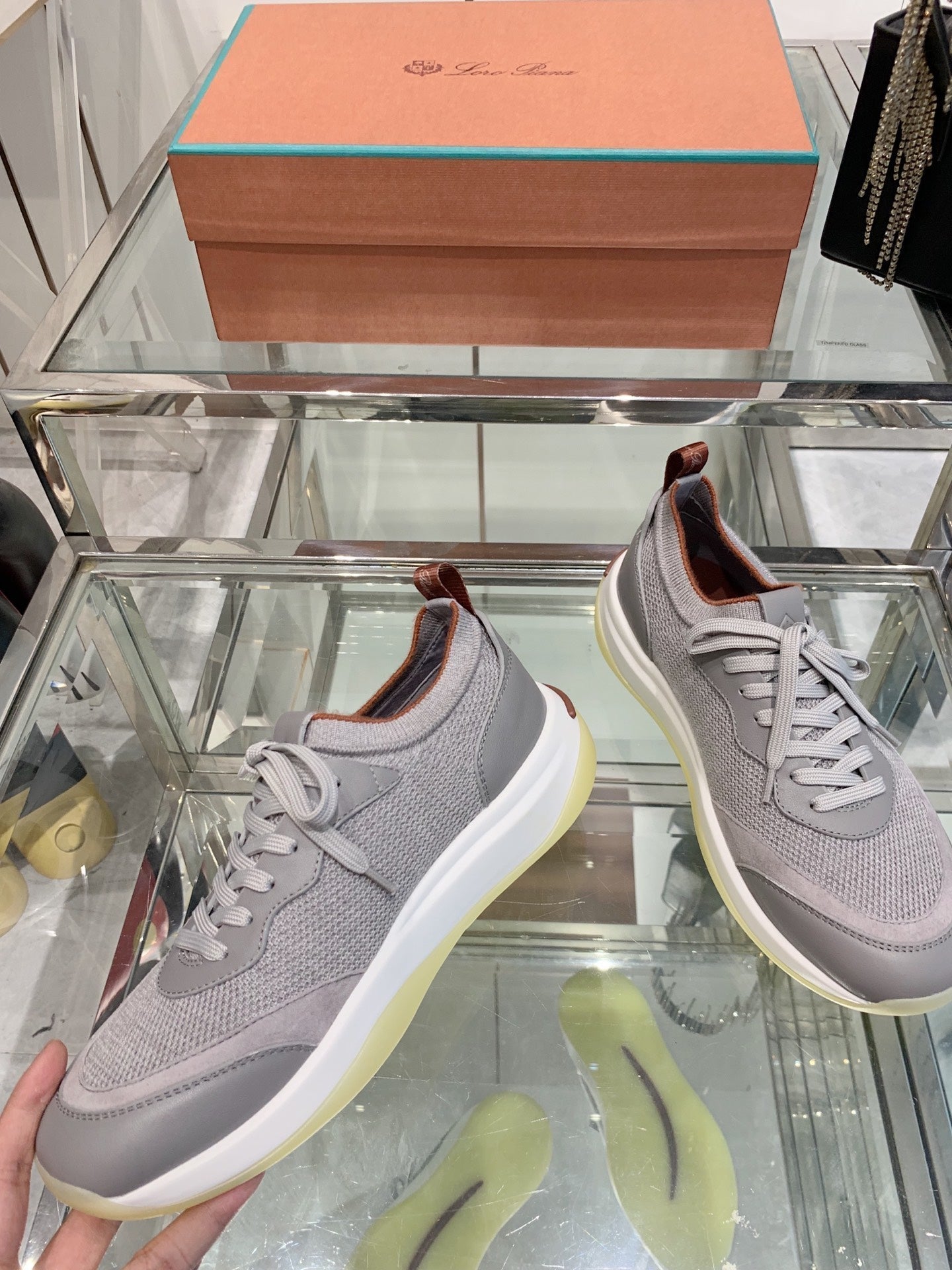 LP Flexy Walk Men's Sneaker Dark Gray Wool 307256