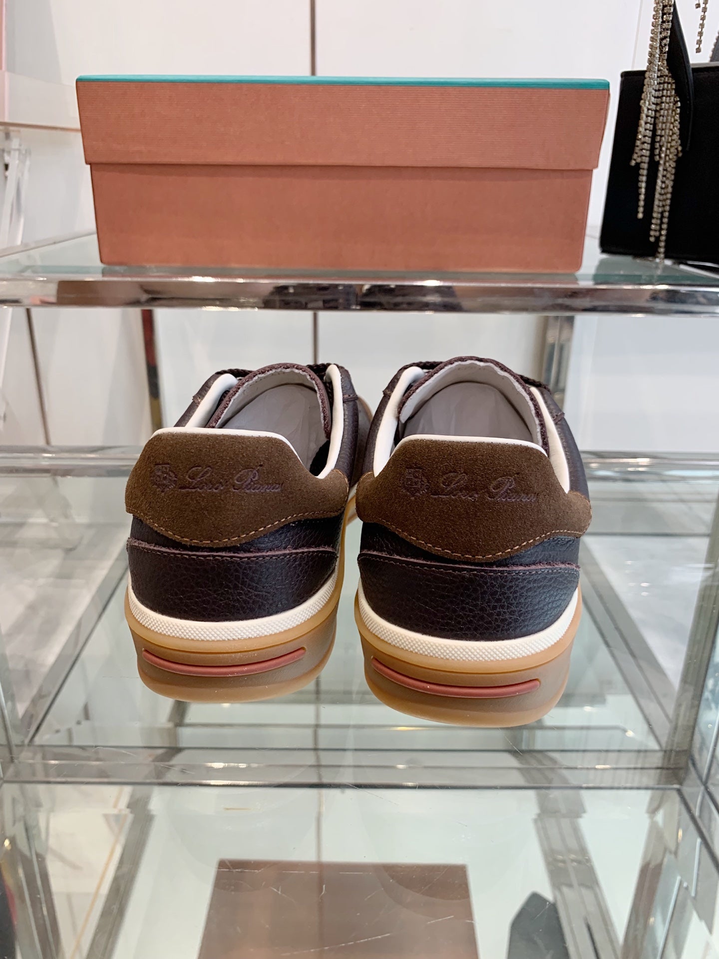 LP Tennis Walk Sneaker Brown Mocha Suede 307242