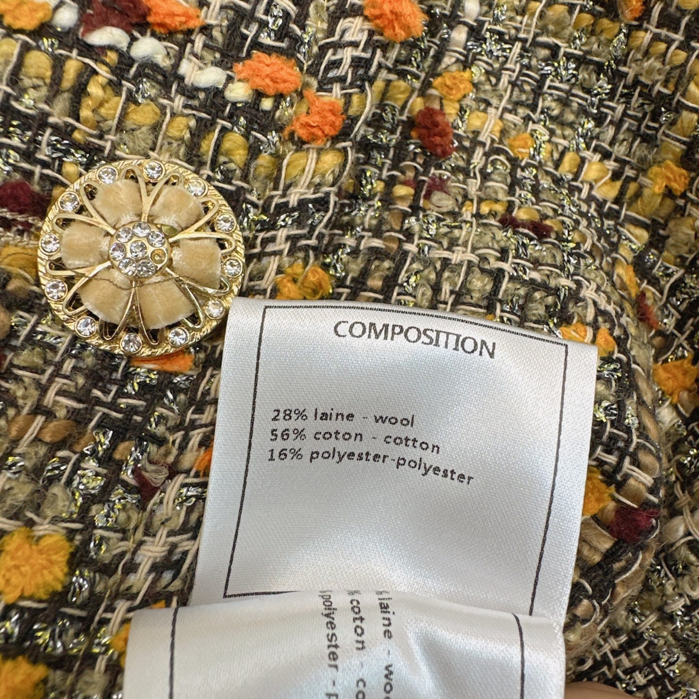 CC 25 Tweed Suit Multicolor Cotton 599961